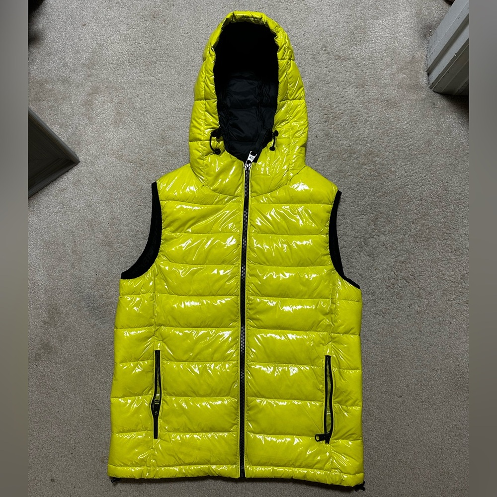 Calvin Klein Yellow Puffer Vest